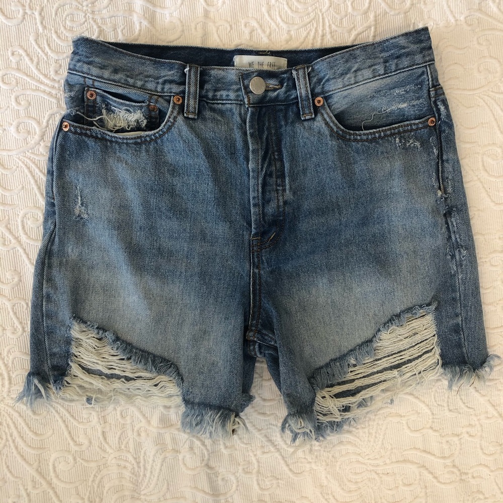 Free People Denim Shorts